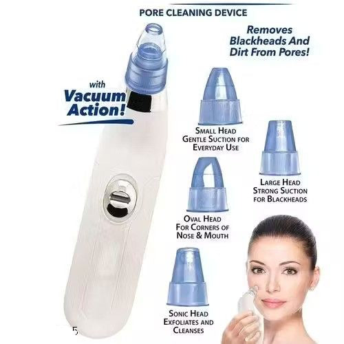 Derma Blackhead Remover Tool for clear skin| 4 in 1 Multi-function suction vacuum skin cleanser|